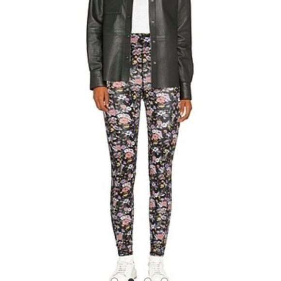 Rag & Bone Floral Sabeen Printed Leggings Small - Picture 2 of 10